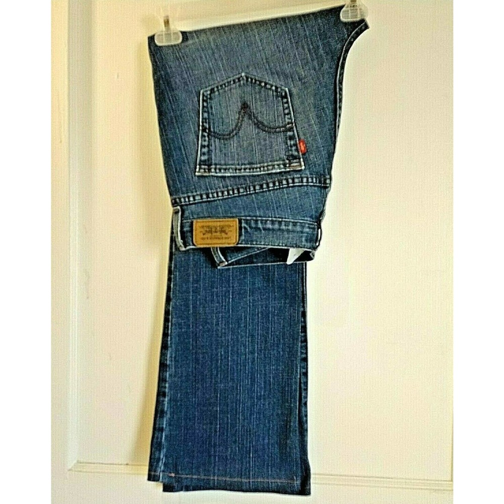 Levi Strauss & Co. 515 Jeans Spandex Blend 8L Women Size 31 x 30 Measured Out